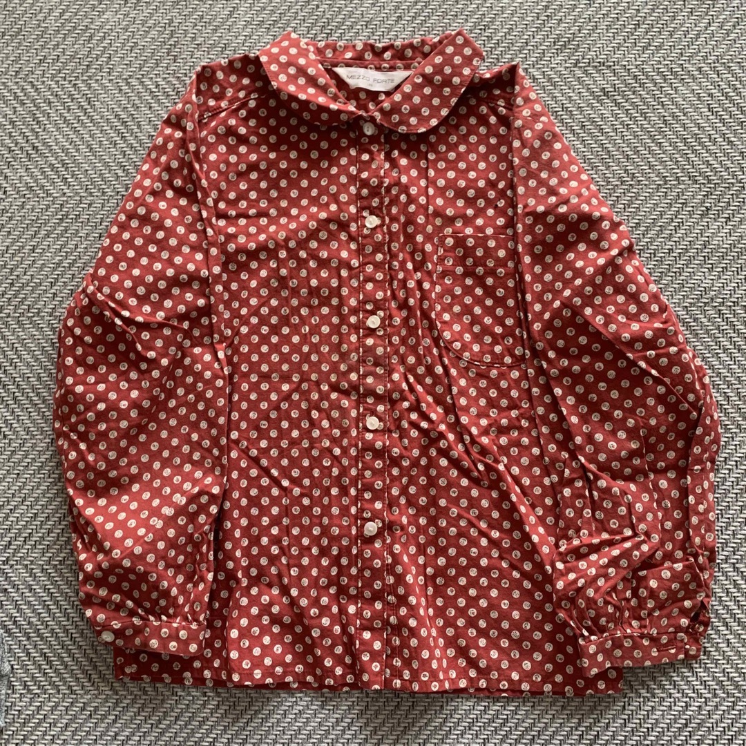 サイズ130 メゾフォルテ　ブラウス キッズ/ベビー/マタニティのキッズ服女の子用(90cm~)(ブラウス)の商品写真