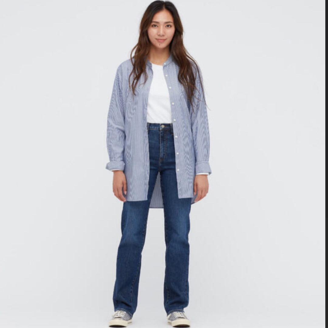 UNIQLO(ユニクロ)のユニクロ　ストレート　ジーンズ　UNIQLO レディースのパンツ(デニム/ジーンズ)の商品写真