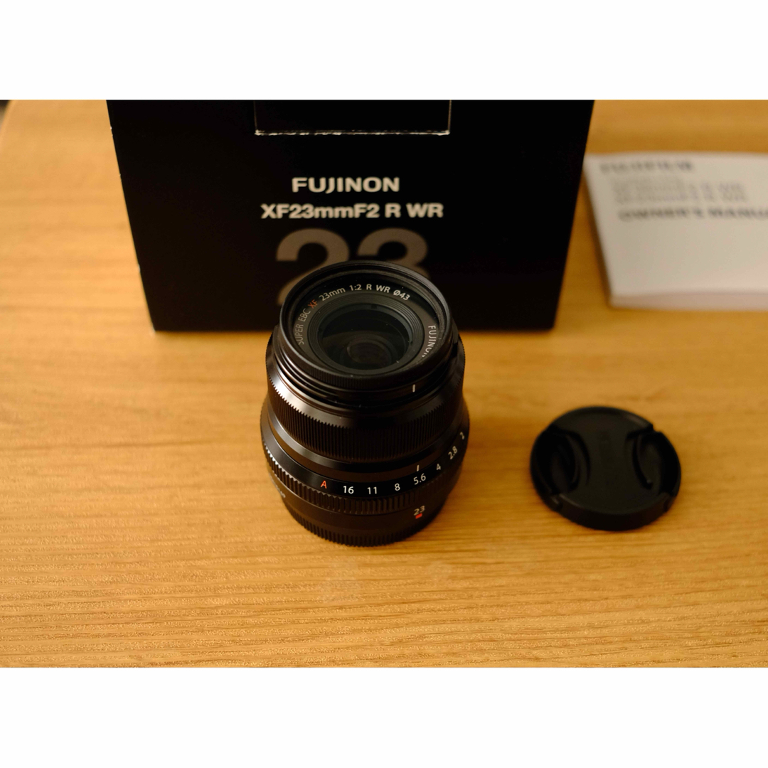 富士フイルム(フジフイルム)のF23mmF2 R WR FUJINON スマホ/家電/カメラのカメラ(レンズ(単焦点))の商品写真
