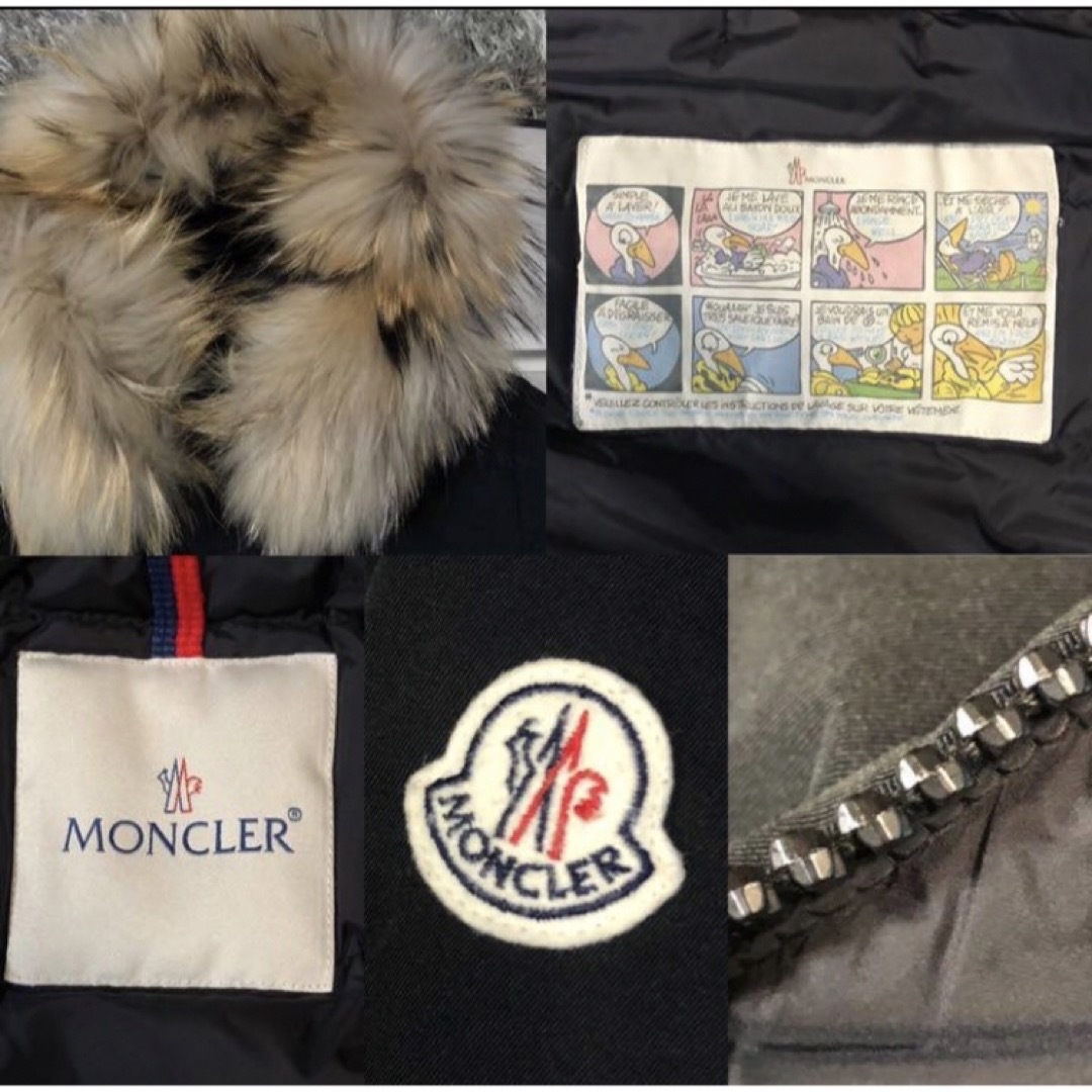MONCLER - モンクレール ARRIOUS サイズ1 ブラック ジャパンタグ MONCLER - モンクレール ARRIOUS サイズ1 ブラック ジャパンタグ