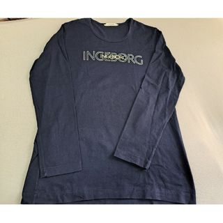 インゲボルグ(INGEBORG)のインゲボルグ★紺色長袖Tシャツ⭐値下げ(Tシャツ(長袖/七分))