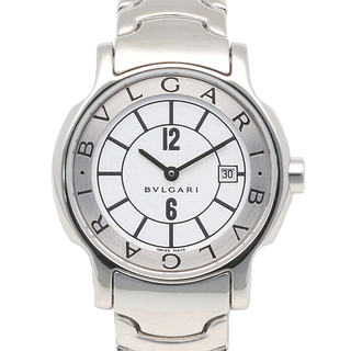 ブルガリ(BVLGARI)のブルガリ ソロテンポ 腕時計 時計 ステンレススチール ST 29 S クオーツ レディース 1年保証 BVLGARI  中古(腕時計)