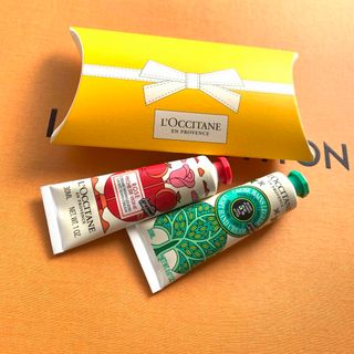 ロクシタン(L'OCCITANE)のL'OCCITANE：ロクシタン ハンドクリーム 2点 ローズ スノー 数量限定(ハンドクリーム)