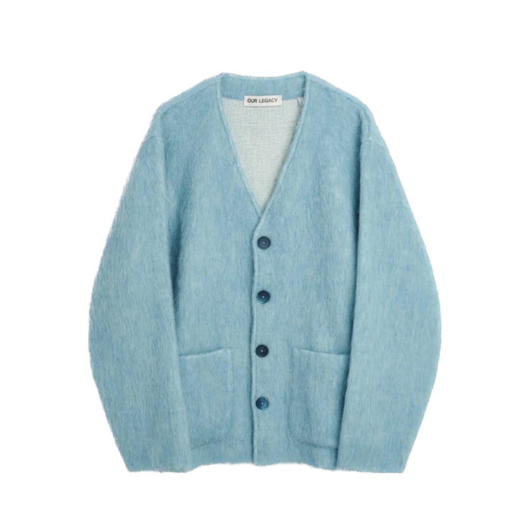 OUR LEGACY CARDIGAN BABY BLUE MOHAIRカーディガン