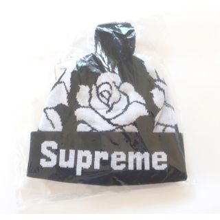 シュプリーム(Supreme)のSupreme Rose Beanie 黒(ニット帽/ビーニー)