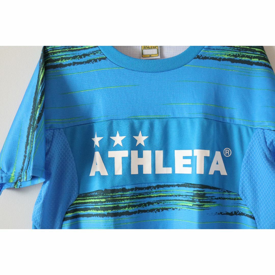 ATHLETA(アスレタ)のアスレタ　ATHLETA　半袖シャツ　サイズM　サッカー　フットサル　ランニング スポーツ/アウトドアのサッカー/フットサル(ウェア)の商品写真