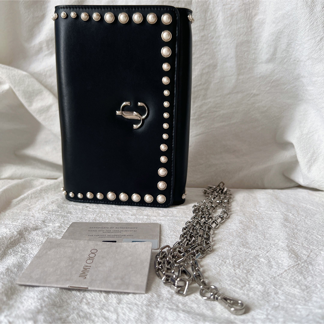 JIMMY CHOO - ジミーチュウ Varenne クラッチ ショルダーバッグ JIMMY CHOO - ジミーチュウ Varenne クラッチ ショルダーバッグ
