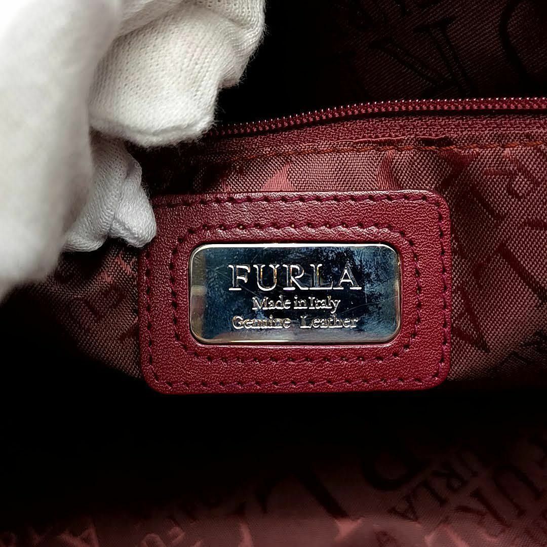 Furla(フルラ)の美品 フルラ FURLA ハンドバッグ レザー 伊製 03-23112403 レディースのバッグ(ハンドバッグ)の商品写真