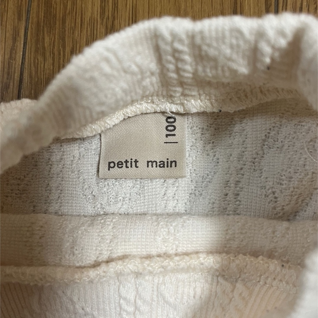 petit main(プティマイン)のプティマインワンピース冬服キッズ子ども100 キッズ/ベビー/マタニティのキッズ服女の子用(90cm~)(ワンピース)の商品写真
