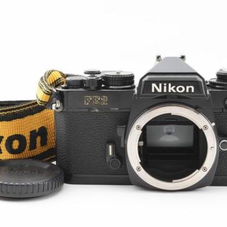 ニコン(Nikon)の良品 NIKON FE2 ブラック　 フィルムカメラ　モルト新品交換済 H020(フィルムカメラ)