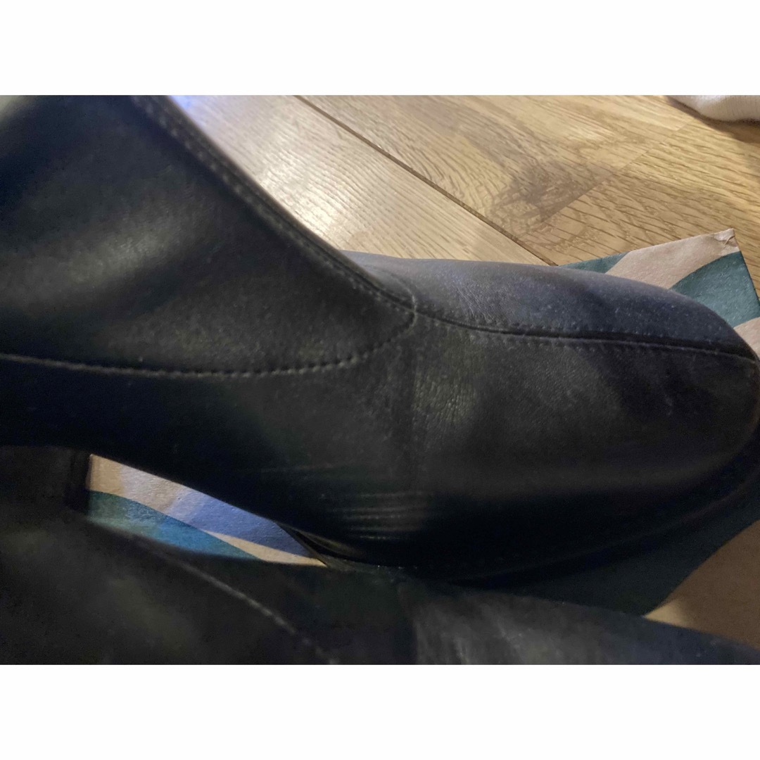 FABIO RUSCONI(ファビオルスコーニ)のファビオルスコーニ　ストレッチショートブーツ　本革　ブラック レディースの靴/シューズ(ブーツ)の商品写真