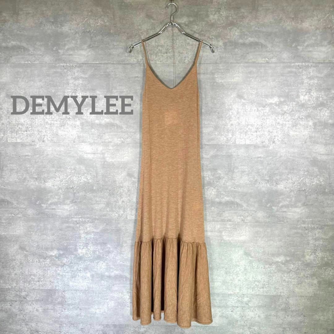 『DEMYLEE』デミリー (XS) キャミワンピース / ブラウン素材ウール