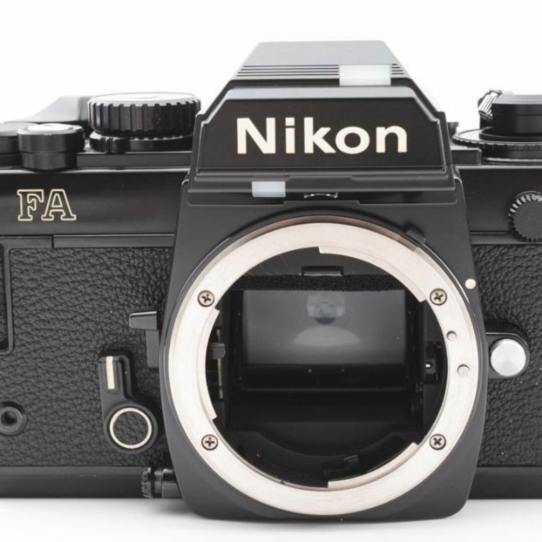 良品　NIKON FA ブラック フィルムカメラ モルト新品交換済 Y830