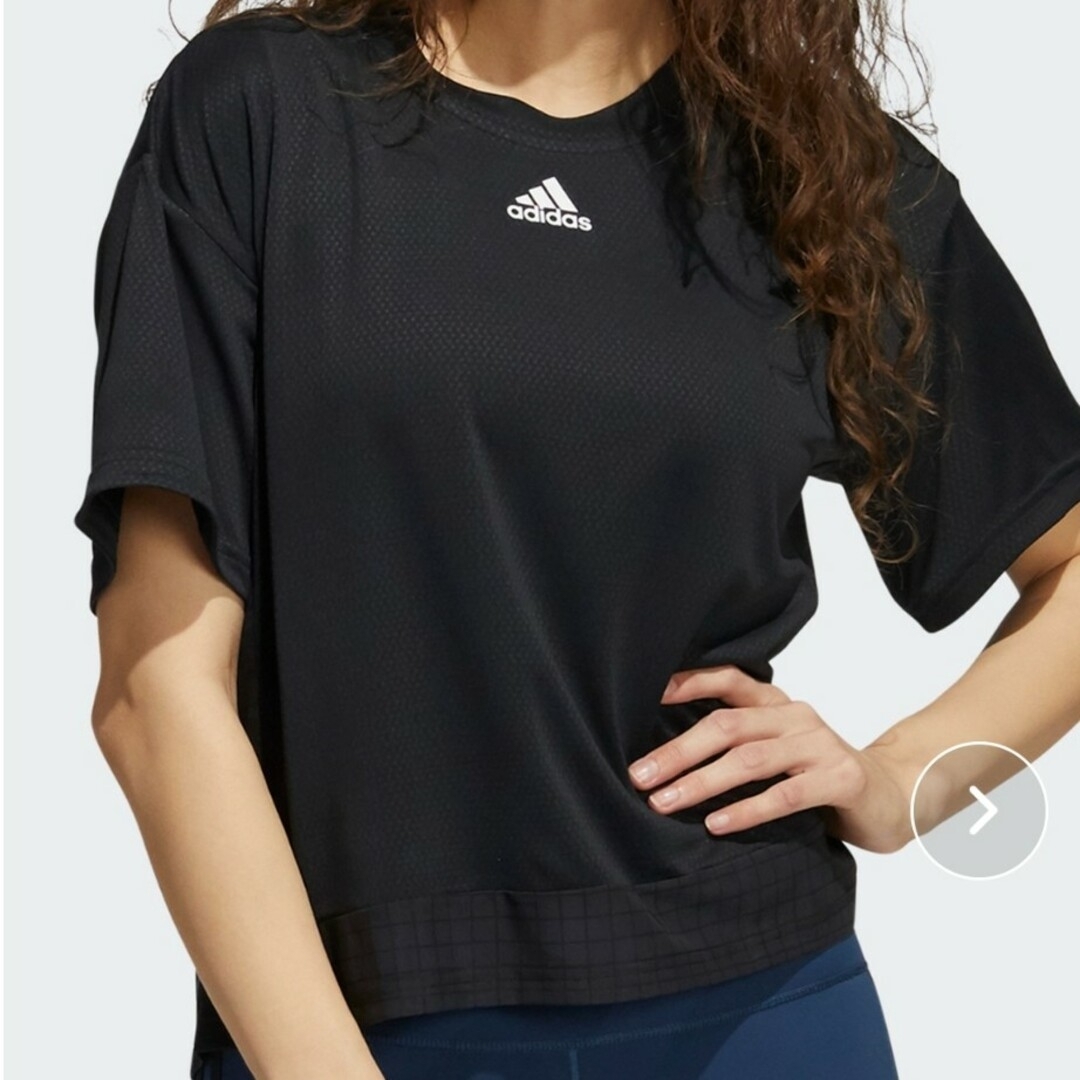 adidas　黒　Tシャツ スポーツ/アウトドアのサッカー/フットサル(ウェア)の商品写真