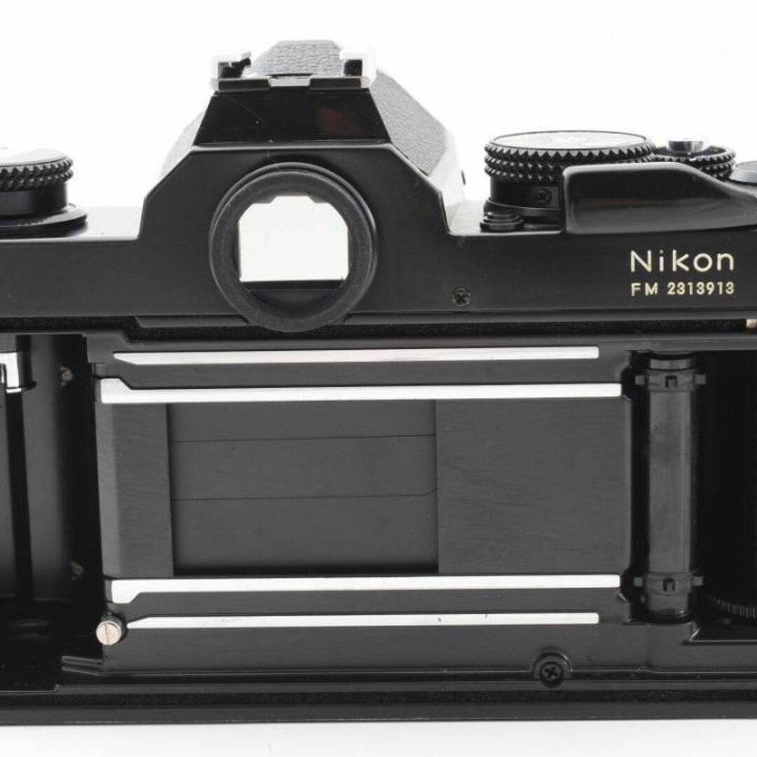 美品 NIKON FM ブラック フィルムカメラ　モルト新品交換済 H077