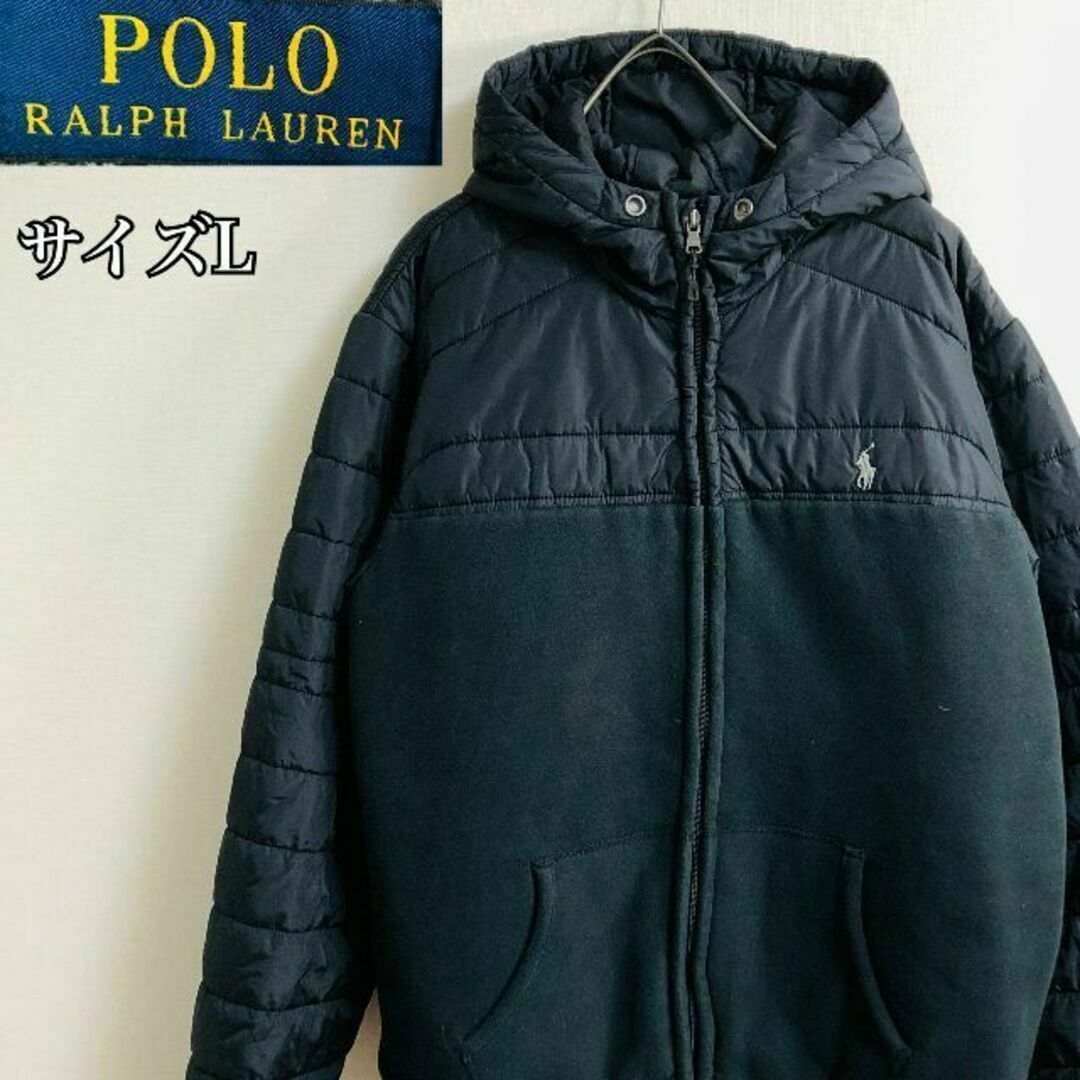 ダンスジャケット本日限定値下　新品Polo ポロラルフローレン　ダウンシャツジャケット　ネイビー