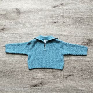 ザラキッズ(ZARA KIDS)のZARAキッズ:ハーフジップセーター120cm(ニット)