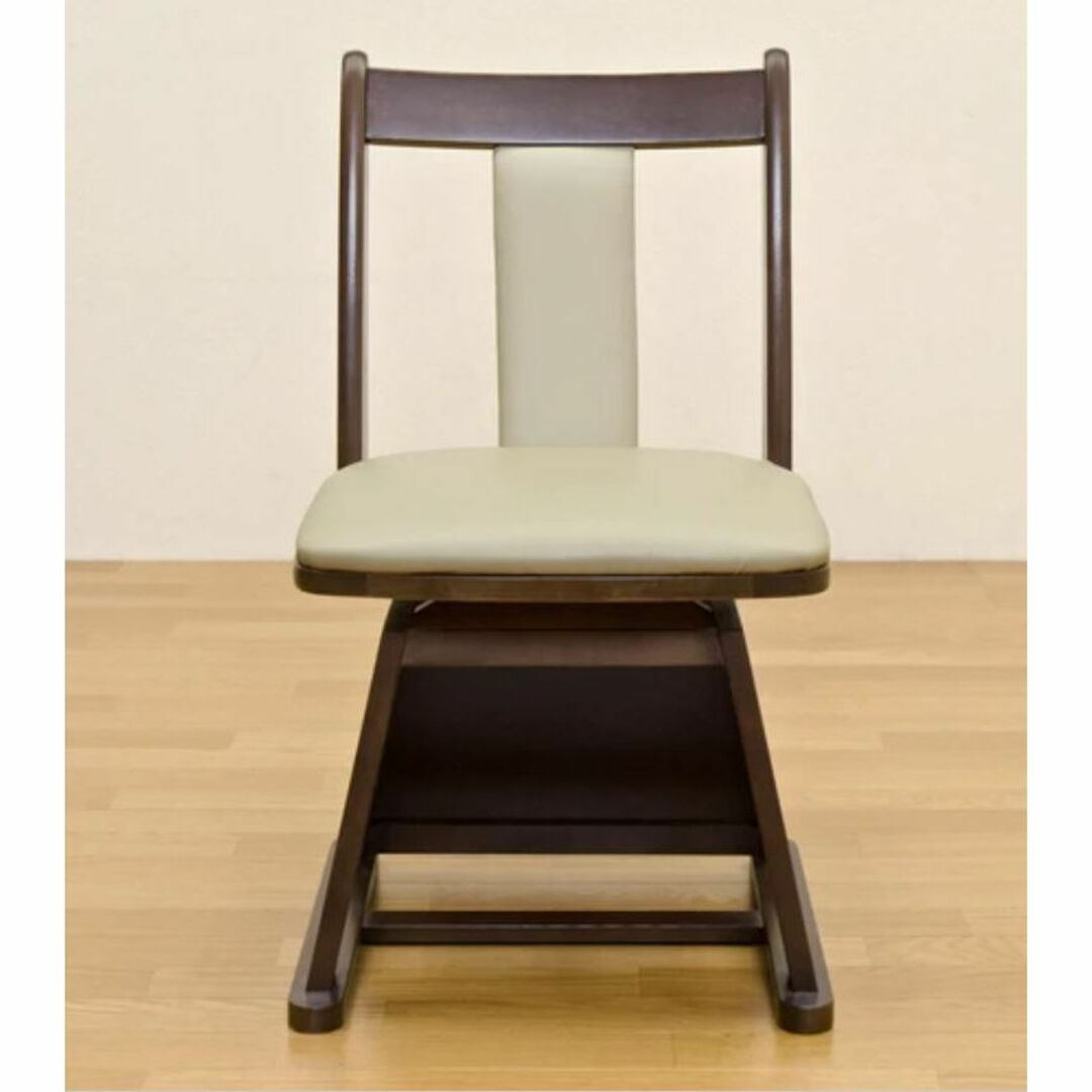 SKB DCKT　回転式ダイニングチェア　8脚　ブラウン インテリア/住まい/日用品の椅子/チェア(ダイニングチェア)の商品写真