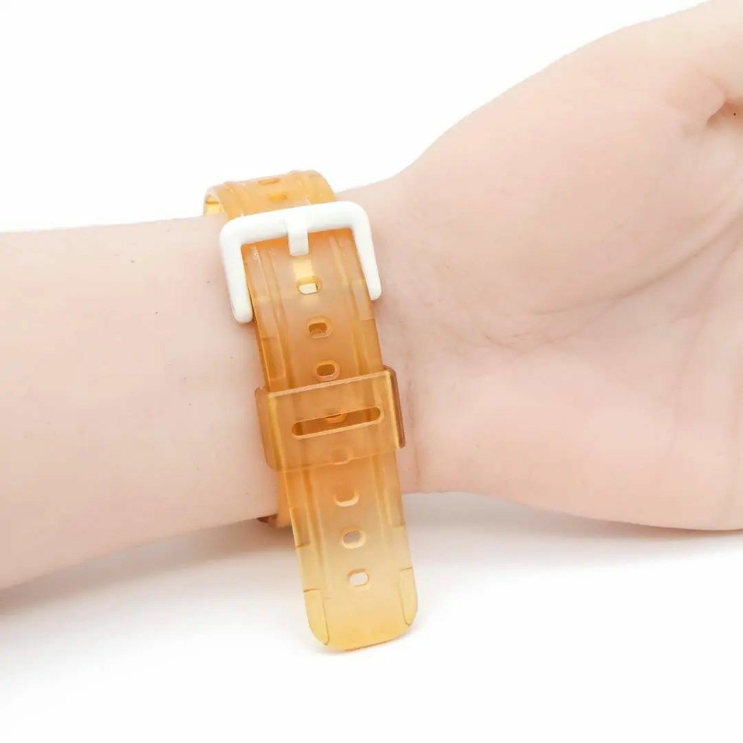 Baby-G(ベビージー)の《美品》 Baby-G 腕時計 イエロー オレンジ クォーツ レディース b レディースのファッション小物(腕時計)の商品写真