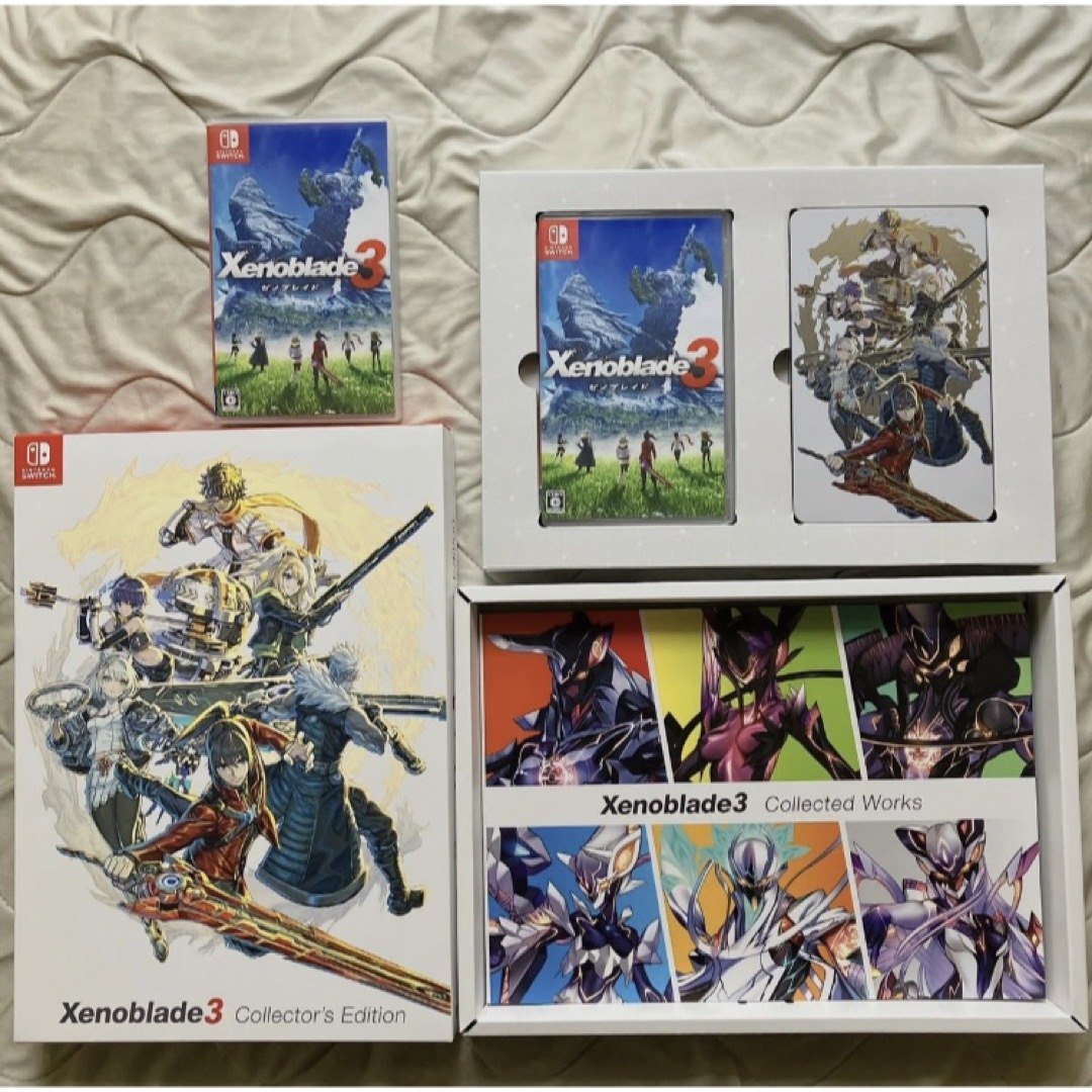 Nintendo Switch(ニンテンドースイッチ)のゼノブレイドDE ゼノブレイド2 3 コレクターズエディション サウンドトラック エンタメ/ホビーのゲームソフト/ゲーム機本体(家庭用ゲームソフト)の商品写真