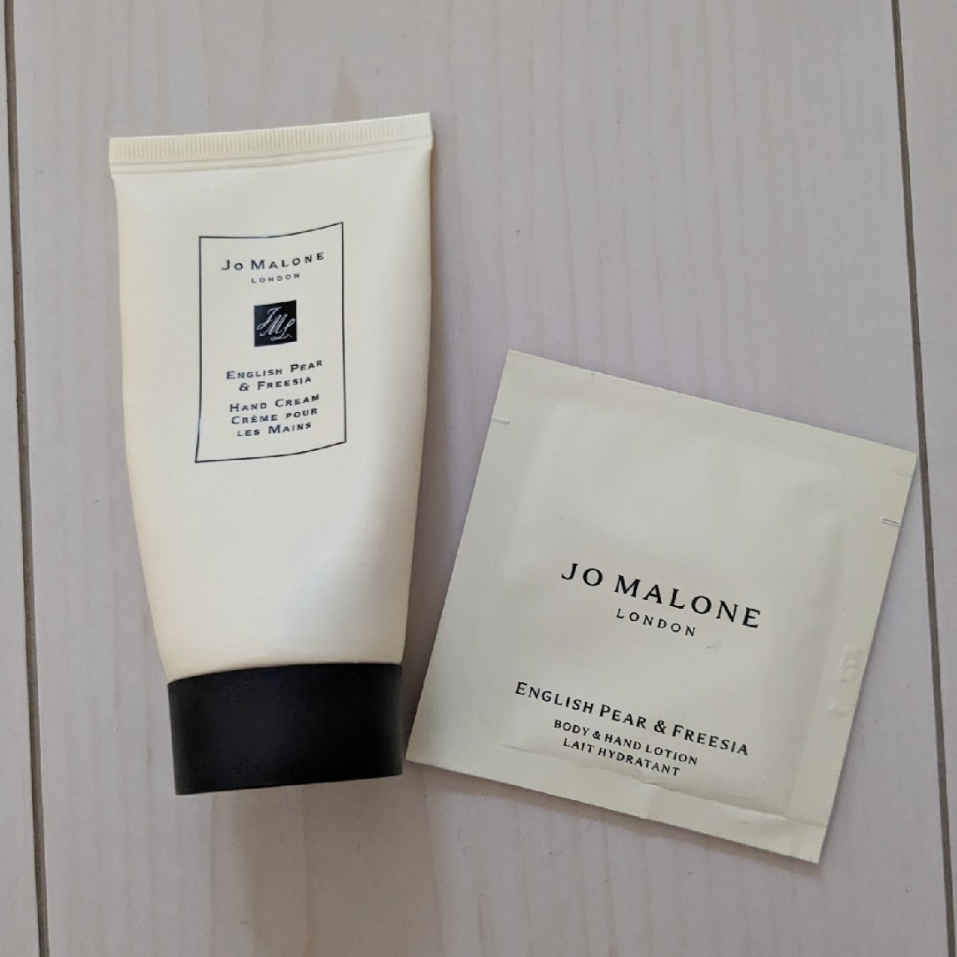 Jo Malone(ジョーマローン)のジョーマローン　ハンドクリーム＆ミルキーローション試供品セット コスメ/美容のボディケア(ハンドクリーム)の商品写真