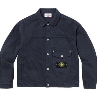 シュプリーム(Supreme)のSupreme Stone Island Denim TruckerJacket(Gジャン/デニムジャケット)