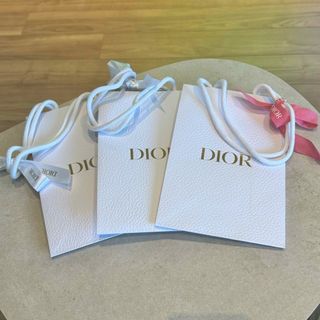 クリスチャンディオール(Christian Dior)のDior ディオール リボン付き ショップ袋 ショッパー(ショップ袋)