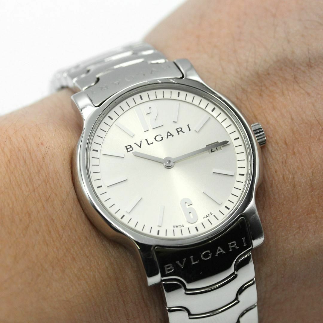 美品 ブルガリ ソロテンポ ST35S 腕時計 クォーツ  A03387BVLGARI