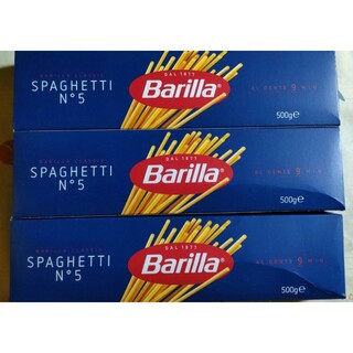 バリラ(バリラ)のバリラ スパゲッティ 500g x ３箱・賞味期限２０２６年１月(麺類)