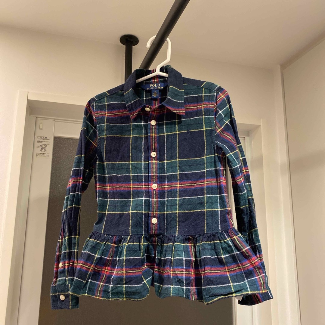 POLO RALPH LAUREN(ポロラルフローレン)のused美品　ラルフローレン　6歳　120 130 女の子フリル キッズ/ベビー/マタニティのキッズ服女の子用(90cm~)(ブラウス)の商品写真