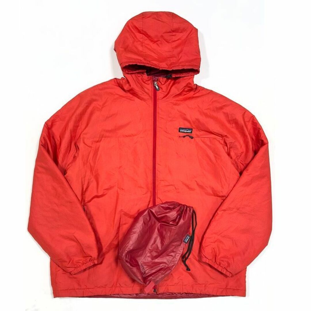 ダウンジャケット00s Patagonia パタゴニア マイクロパフジャケット XL レッド