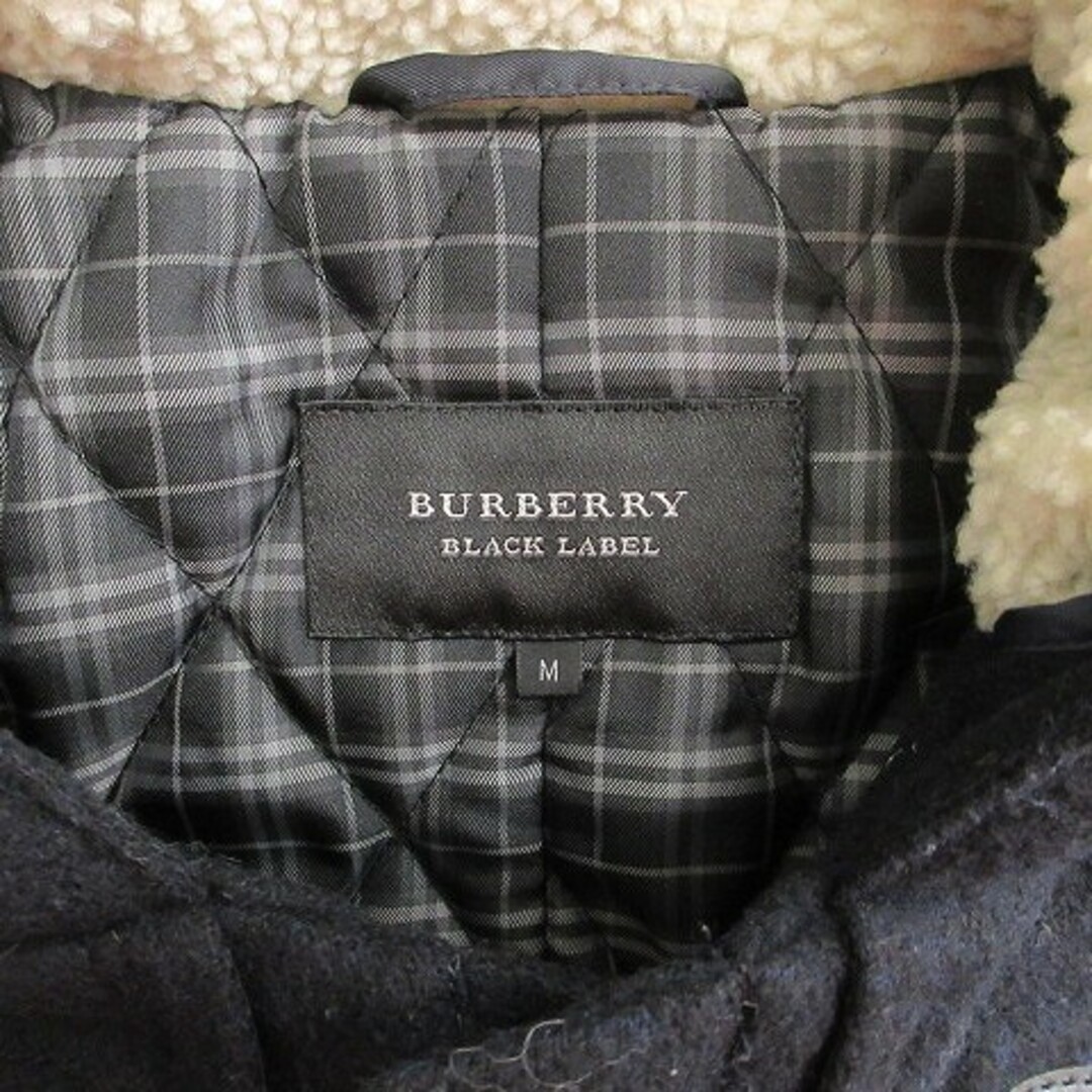 BURBERRY BLACK LABEL(バーバリーブラックレーベル)のバーバリーブラックレーベル ダッフルコート ショート 濃紺  M ■SM1 メンズのジャケット/アウター(ダッフルコート)の商品写真