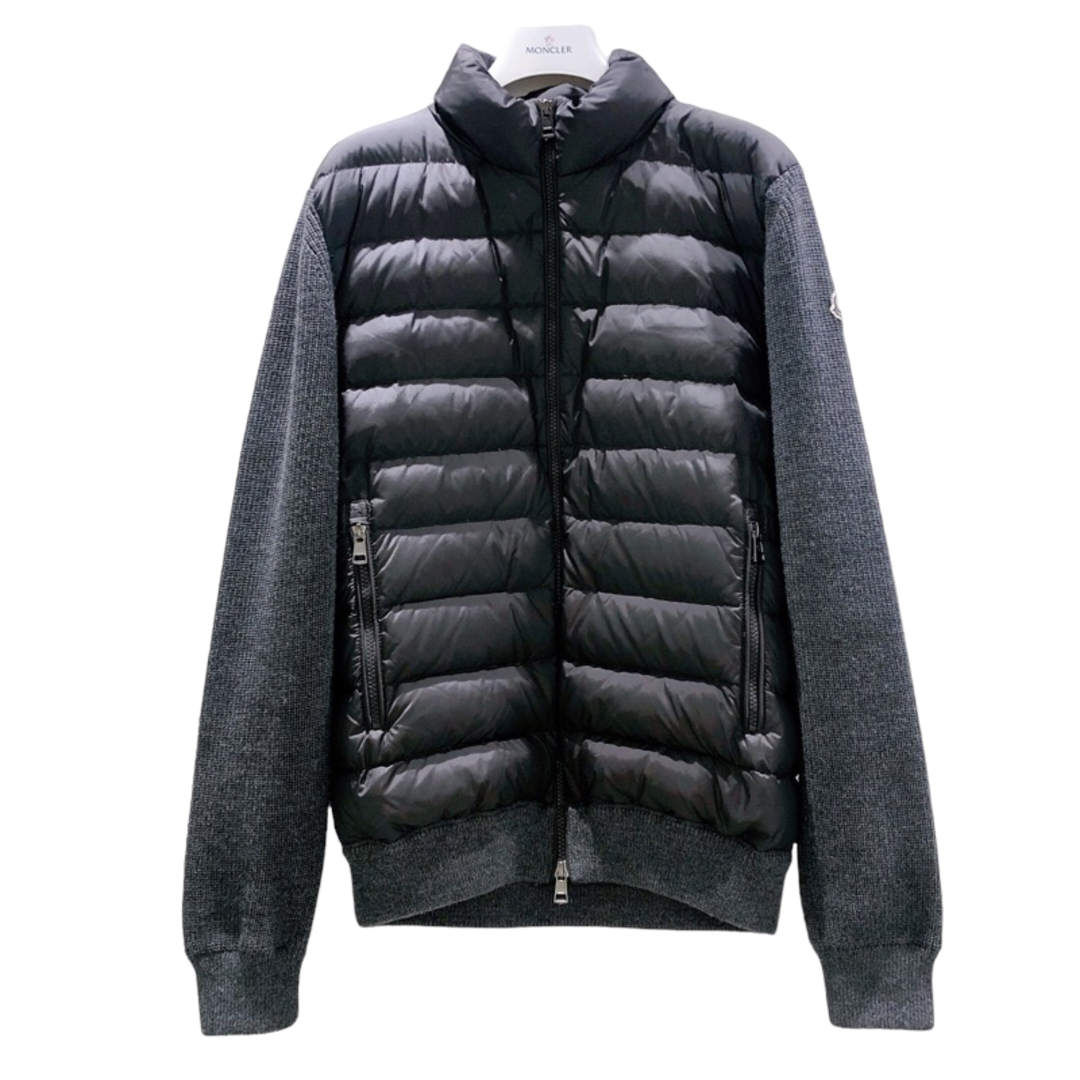 モンクレール MONCLER ダウンニット カーディガン 94030 グレー メンズ ダウンジャケットのサムネイル