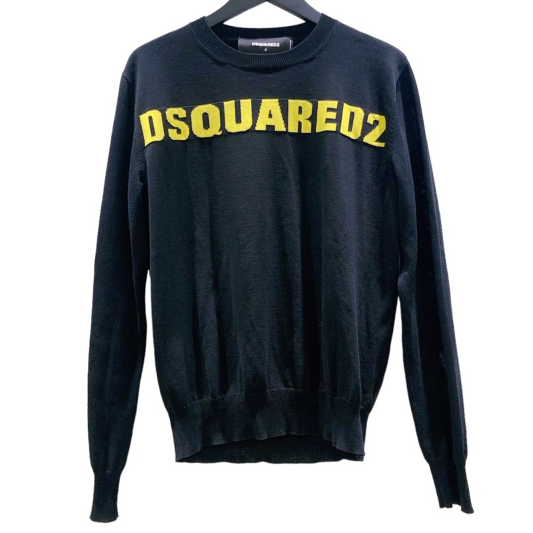 【新品未使用品】DSQUARED2 ディースクエアード セーター L 黒グレー