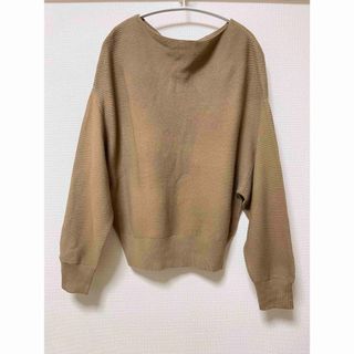 マウジー(moussy)のmoussy ボートネックドルマンプルオーバー(カットソー(長袖/七分))