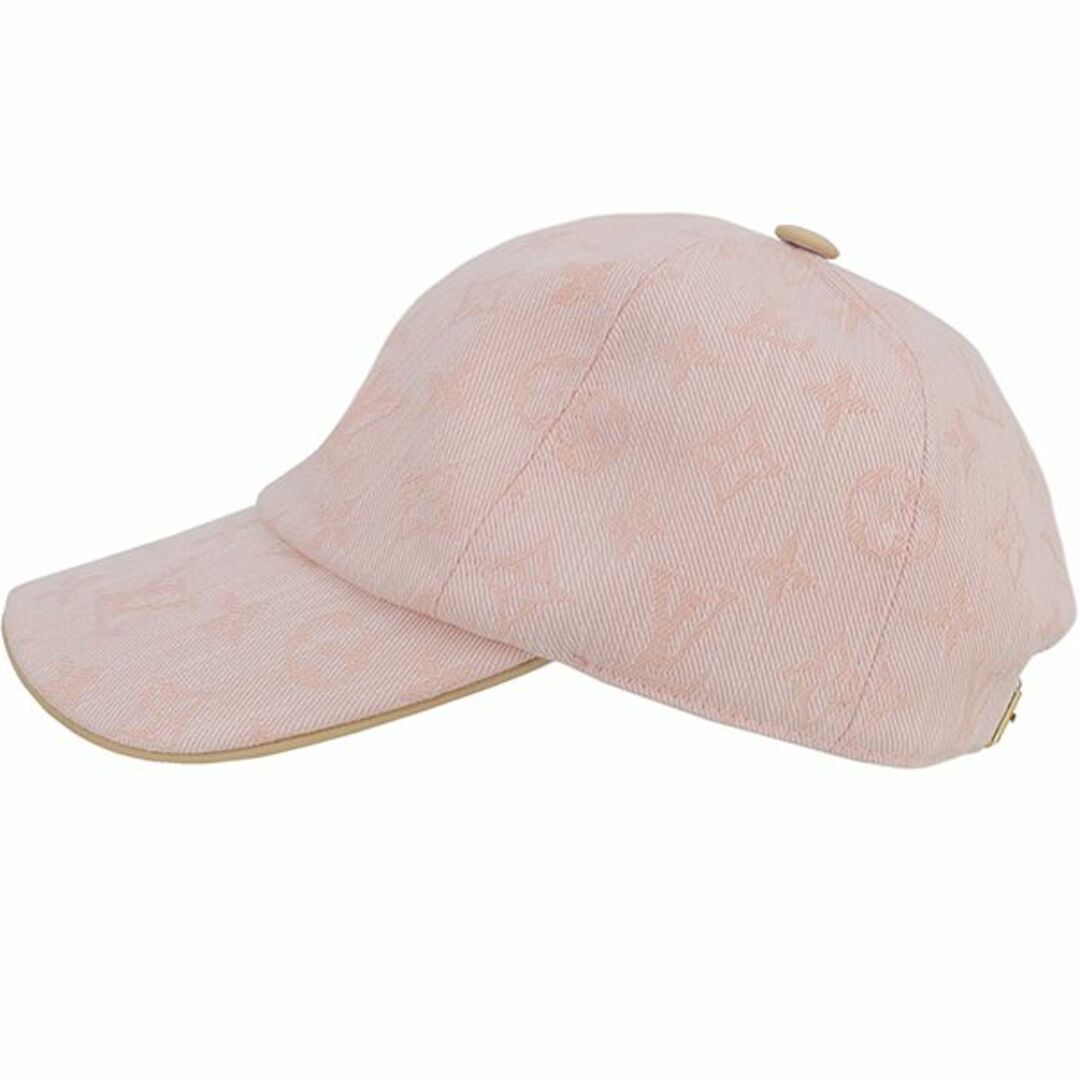 LOUIS VUITTON(ルイヴィトン)のルイヴィトン キャップ 帽子 レディース モノグラム デニム レザー ピンク 新品 10245 レディースの帽子(キャップ)の商品写真