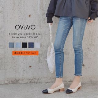 オーヴォ(OVOVO)の★OVoVO 裏地あったか ｽｷﾆｰﾃﾞﾆﾑ★(スキニーパンツ)