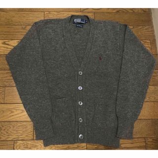 ポロラルフローレン(POLO RALPH LAUREN)の【美品】polo Ralph Lauren ラムウール　カーディガン　グレー(カーディガン)