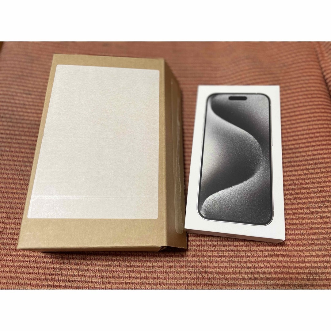 未開封】iPhone15 pro 128GB ホワイトチタニウムSIMフリー 未開封】iPhone15 pro 128GB ホワイトチタニウムSIMフリー