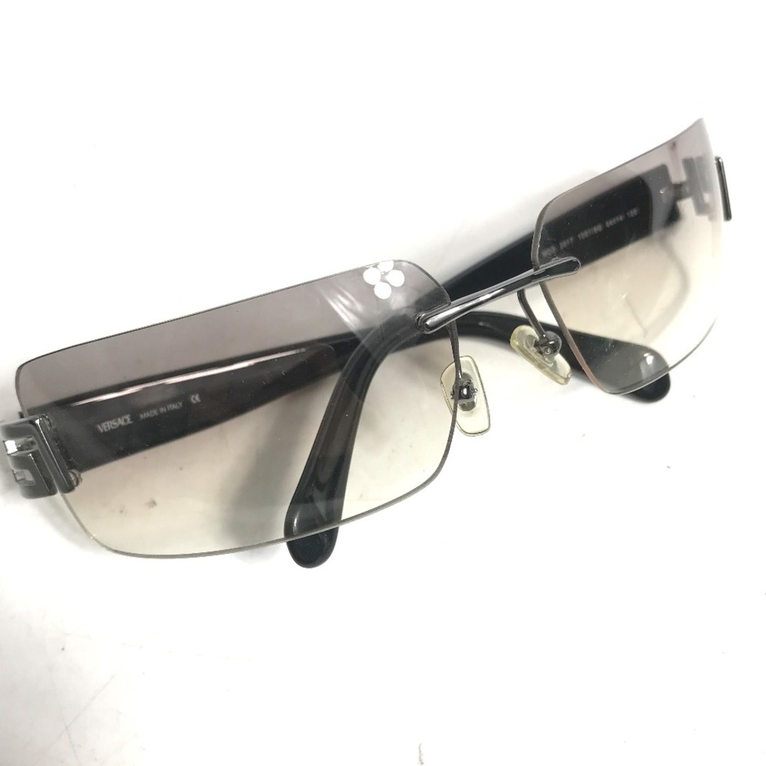 VERSACE(ヴェルサーチ)のヴェルサーチ VERSACE スクエア MOD.2017 ロゴ アイウェア 眼鏡 サングラス プラスチック ブラック レディースのファッション小物(サングラス/メガネ)の商品写真