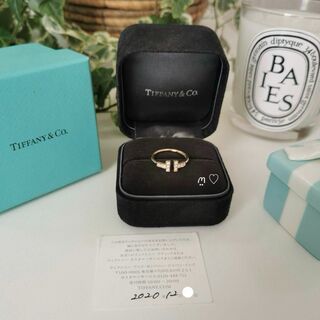 ティファニー(Tiffany & Co.)のティファニーᎢダイヤモンドワイヤーリング　ティーワイヤー　12号　Ꮶ18ゴールド(リング(指輪))