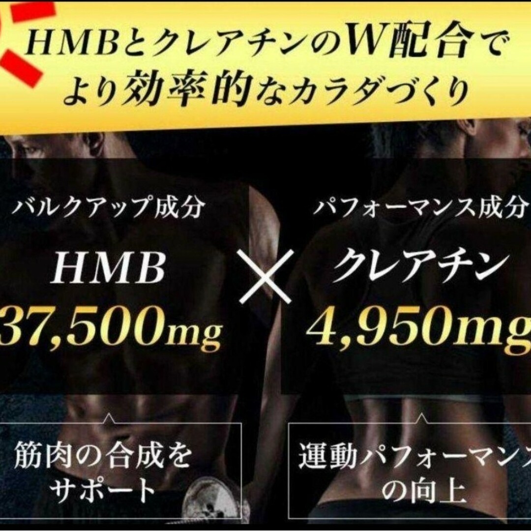 HMB×クレアチンサプリ★2袋★筋トレアスリートに効果的‼️鍛神ファイラ検討中の スポーツ/アウトドアのトレーニング/エクササイズ(トレーニング用品)の商品写真