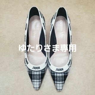 クリスチャンディオール(Christian Dior)のChristian Dior ファブリックパンプス(ハイヒール/パンプス)