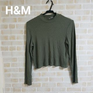 エイチアンドエム(H&M)のH&M ショート丈トップス(カットソー(長袖/七分))