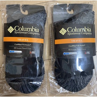 コロンビア(Columbia)のCoolMax クールマックス 中厚地 靴下 登山 2足セット25〜27.5cm(登山用品)