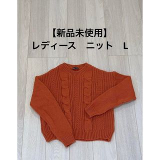 【新品未使用】レディース　ニット　L(ニット/セーター)