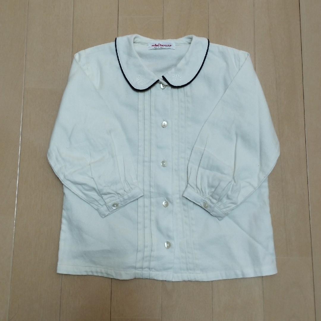 mikihouse(ミキハウス)のミキハウス　ブラウス　90 キッズ/ベビー/マタニティのキッズ服女の子用(90cm~)(ブラウス)の商品写真