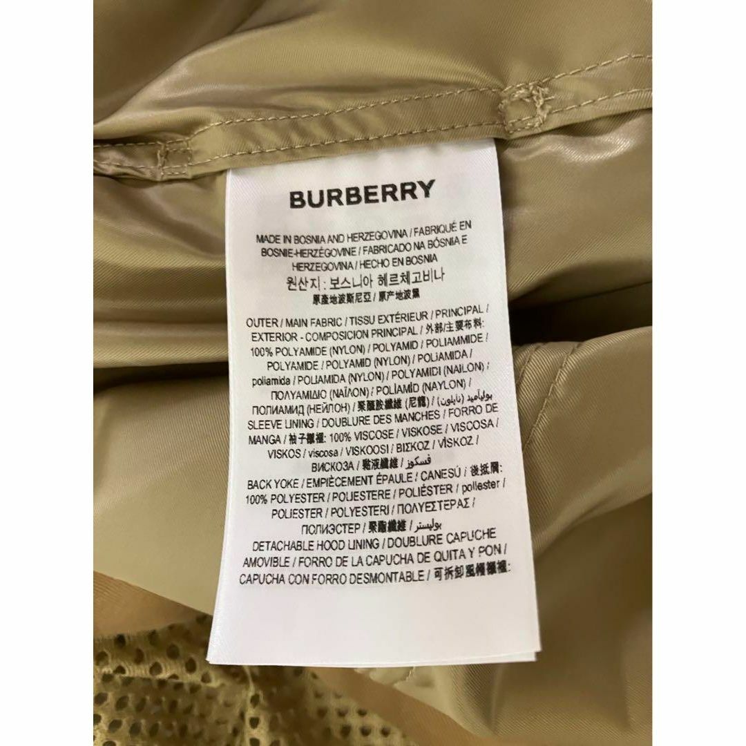 BURBERRY(バーバリー)の現行　バーバリー　イングランド　ロンドン　ナイロン　トレンチコート　ノバチェック メンズのジャケット/アウター(ナイロンジャケット)の商品写真