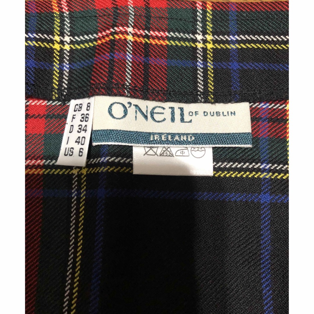 O'NEIL of DUBLIN(オニールオブダブリン)の【再値下げ中】O’NEIL OF DUBLIN プリーツ巻きスカート レディースのスカート(ひざ丈スカート)の商品写真