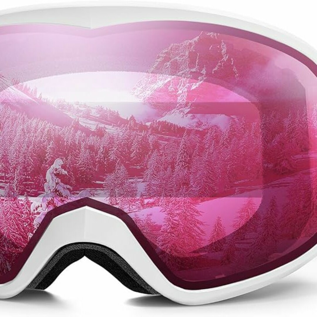 子供用 スキーゴーグル OTG メガネ対応 UV紫外線カット曇り止め 子ども ス スポーツ/アウトドアのスキー(その他)の商品写真